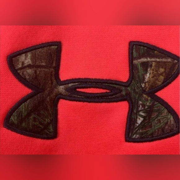 Under Armour Women's UA Neon Pink Camo Hoodie Sweatershirt Size L - Picture 5 of 7